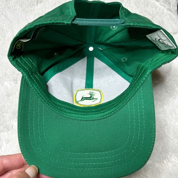 NWT John Deere Embroidered SnapBack Trucker Cap Hat Green Adult Unisex OS - Picture 7 of 11